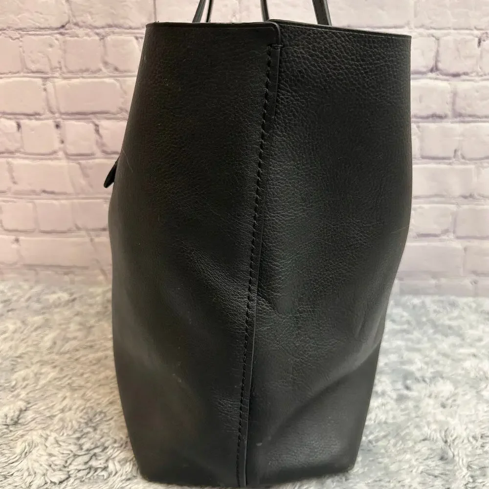 Coach Hudson Large Tote F59403 Black Embossed Logo